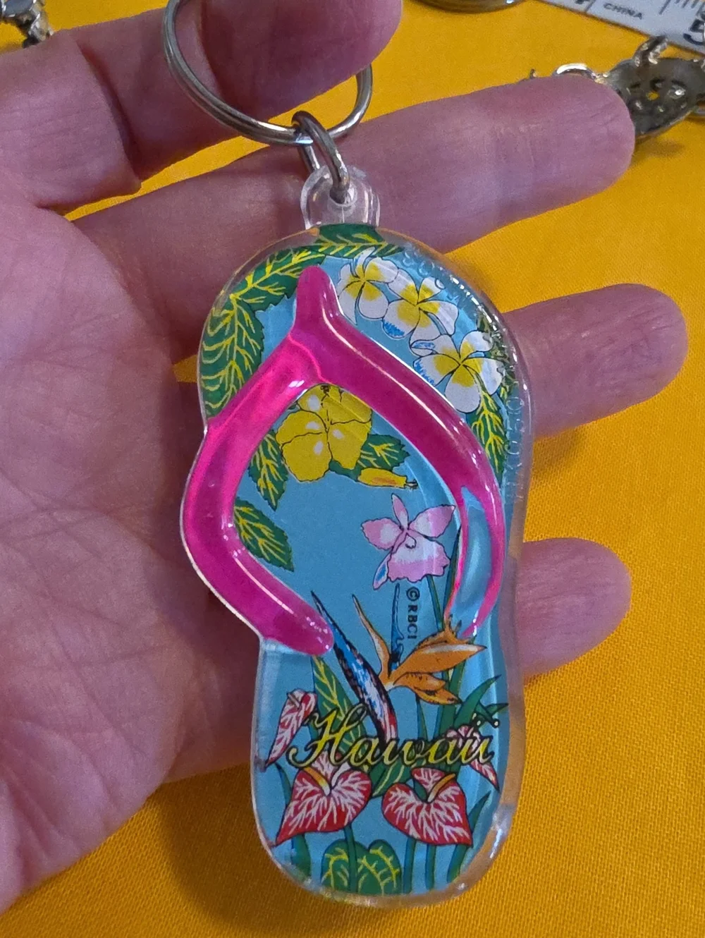 Lot of 5 Vintage Style Keychains 🔑🔑 Surfboard, Turtles, 2 Shoes & Treble Clef